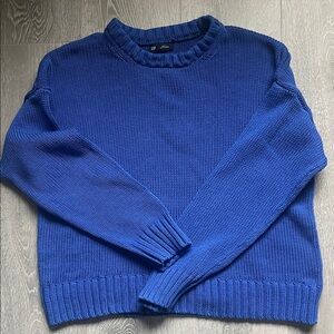 Gap cotton sweater in dazzling blue